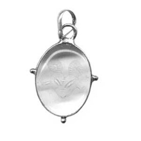 Crystal Quartz Zodiac Pendants 'Crystal Aries'