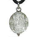 Crystal Quartz Necklace 'Crystal Quartz Ganesh'
