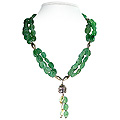 Green Aventurine Necklace 'Charmed Forest'