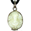 Moonstone Necklace 'Moonstone Ganesh'